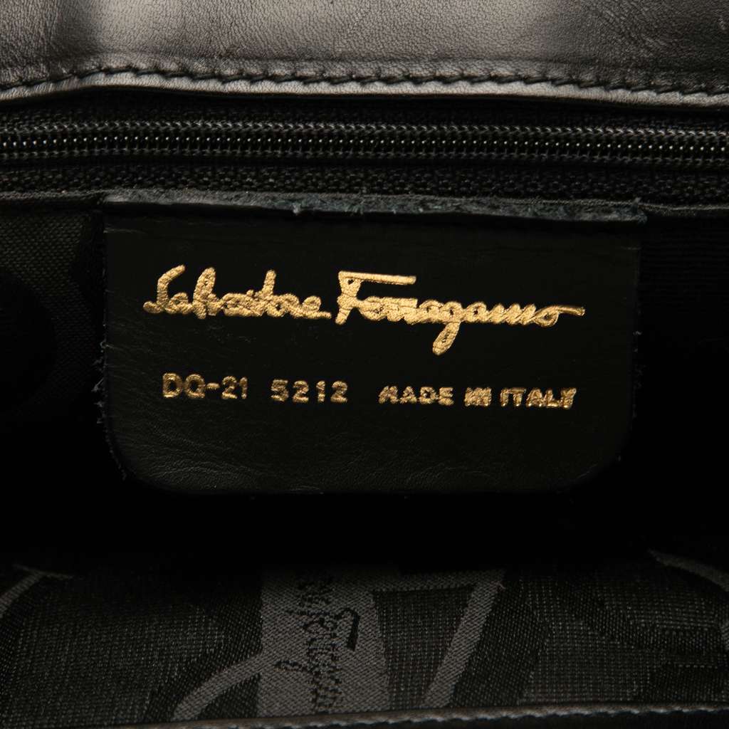 Salvatore Ferragamo Leather Shoulder Bag - 5