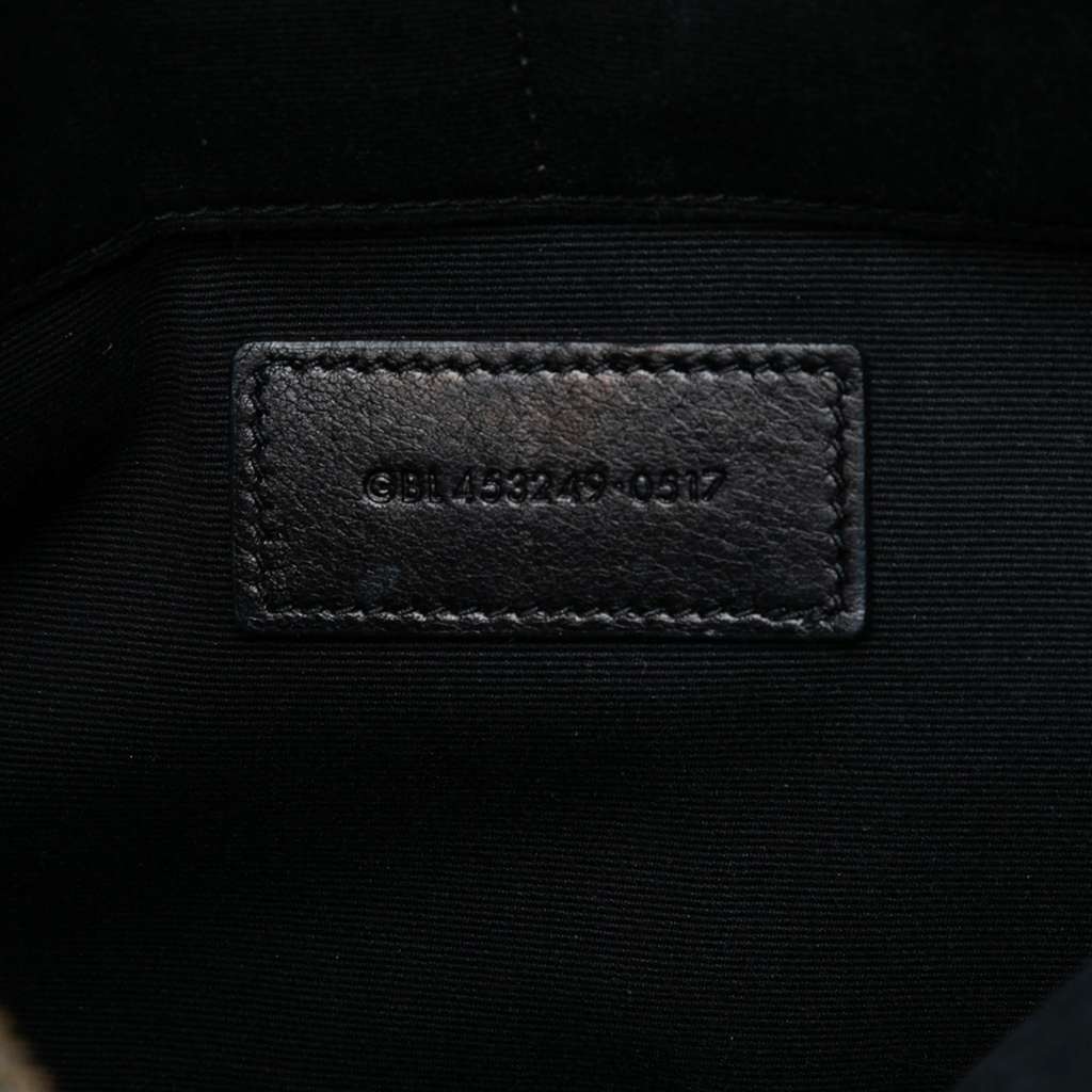 Saint Laurent Croc Embossed Leather Monogram iPad Case - 5