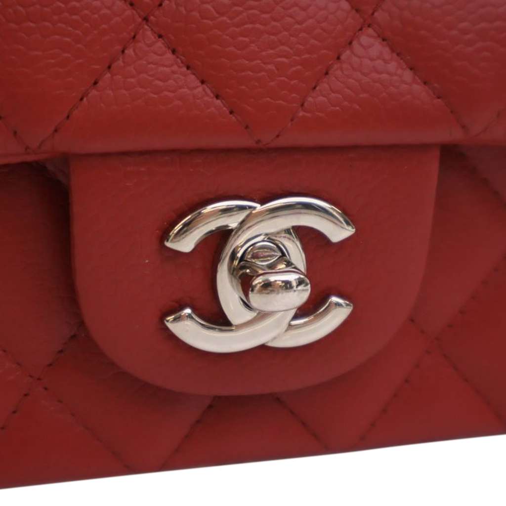 Chanel Mini Rectangular Classic Caviar Single Flap - 5