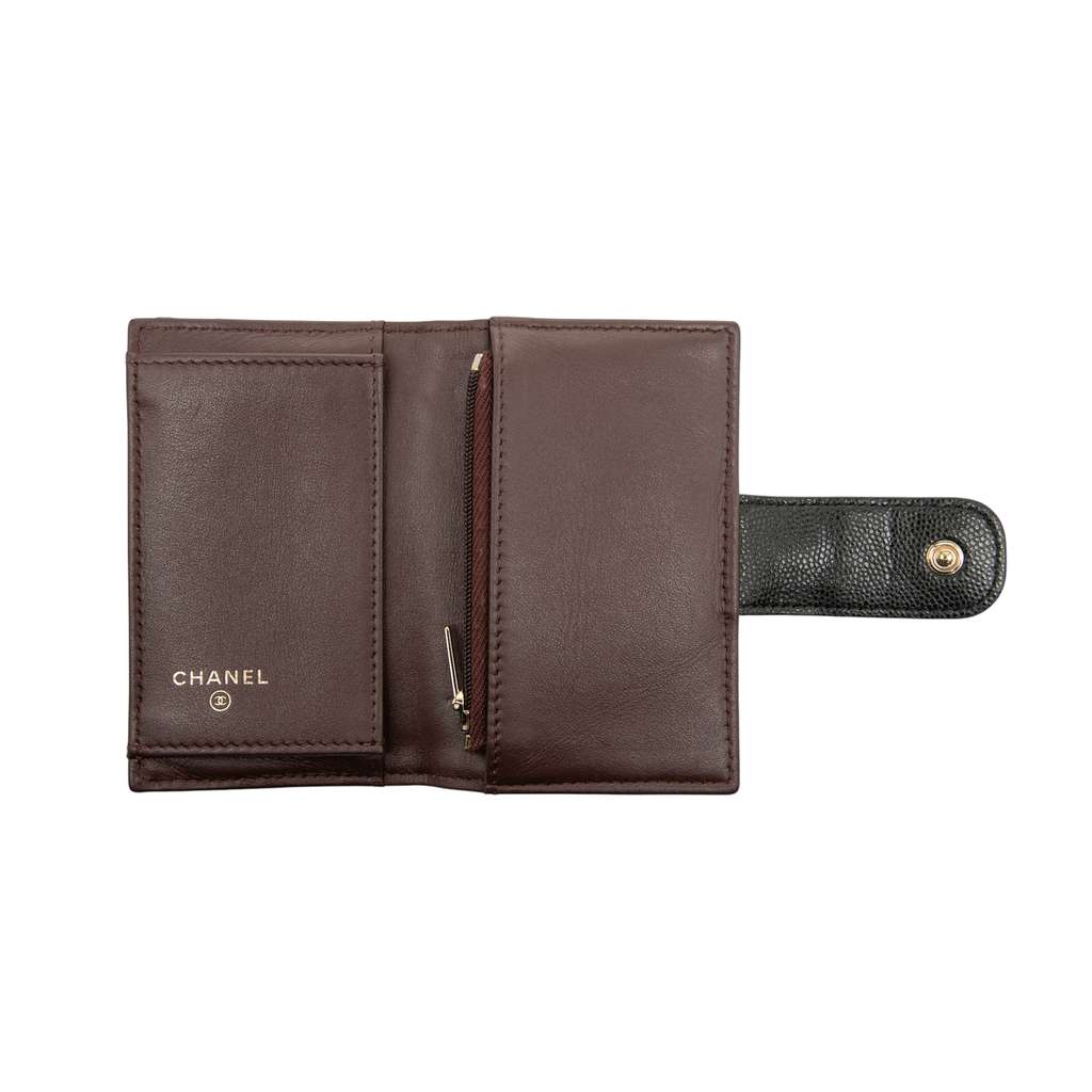 Chanel CC Quilted Caviar Card Holder - 4