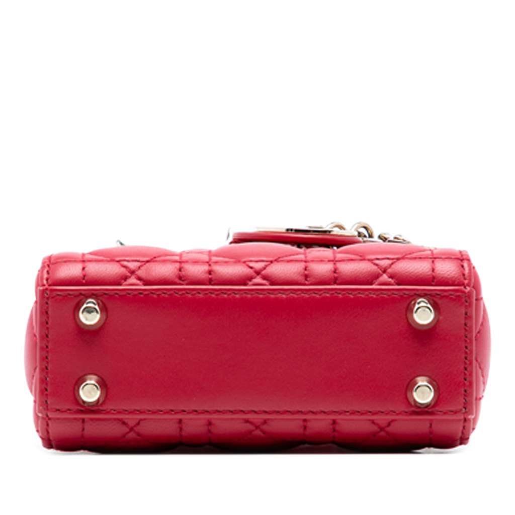 Dior Micro Lambskin Cannage Lady Dior - 3
