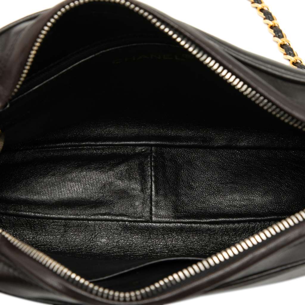 Chanel CC Stitched Lambskin Tassel Flap Crossbody - 4