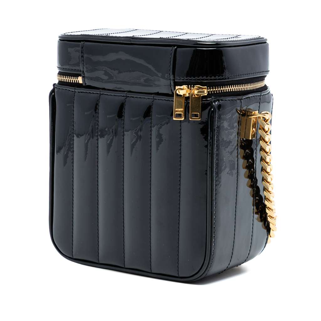 Saint Laurent Patent Vicky Vanity Bag - 2