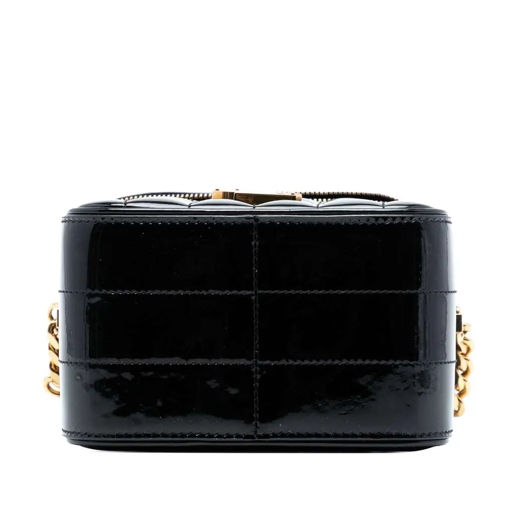 Saint Laurent Patent Vicky Vanity Bag Black Leather Very good - Inside View