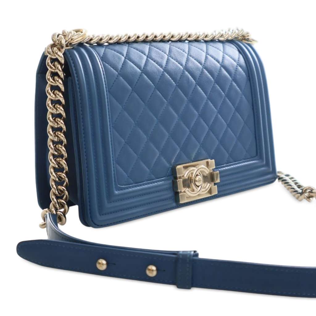 Chanel Old Medium Quilted Lambskin Boy Flap - 2