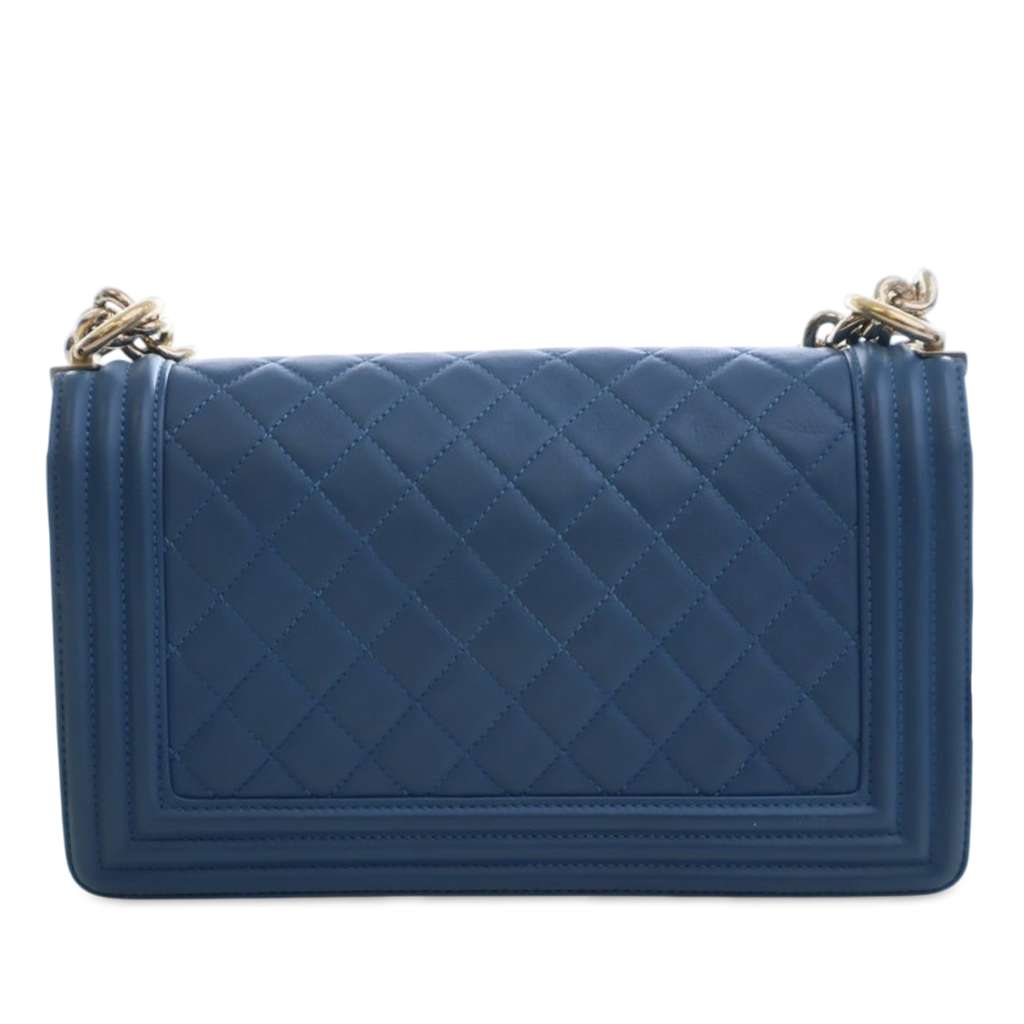 Chanel Old Medium Quilted Lambskin Boy Flap - 3