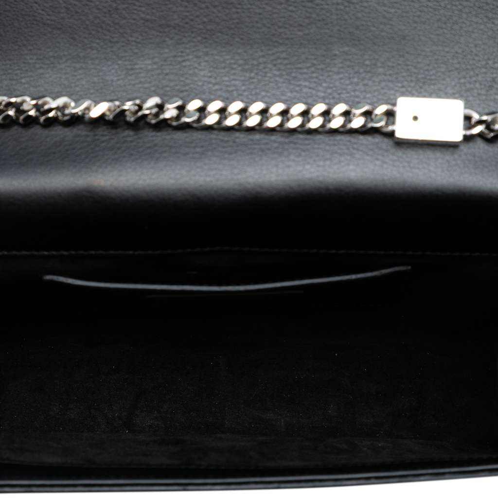 Saint Laurent Medium Smooth Calfskin Crystal Star Monogram Kate Crossbody - 4