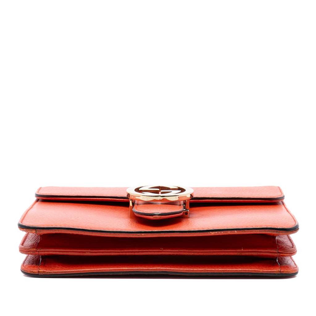 Gucci Small Dollar Calfskin Interlocking G Crossbody - 3