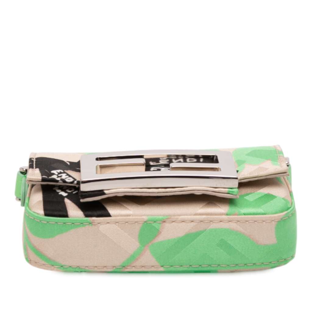 Fendi Nano Satin Charm Baguette - 3