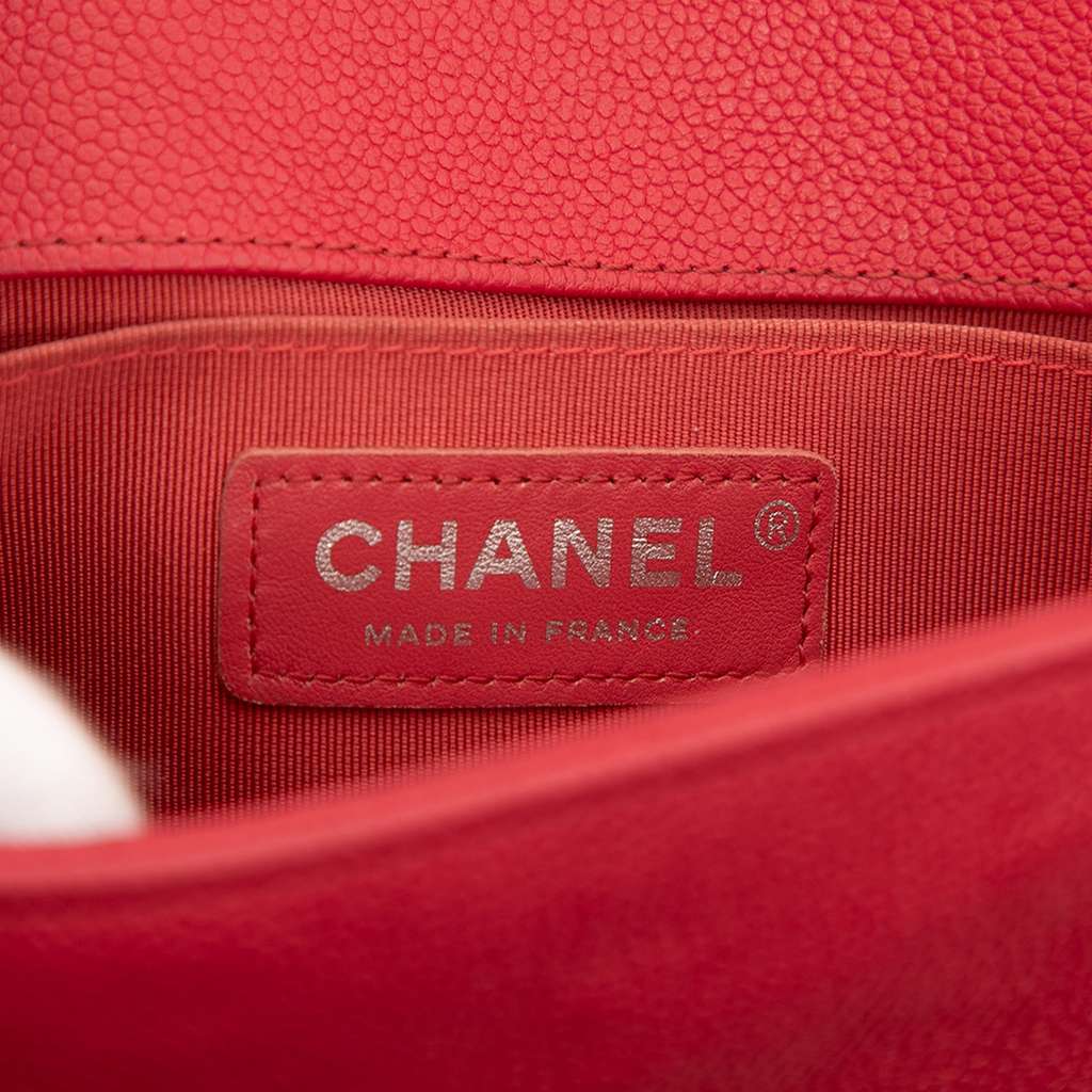 Chanel Small Quilted Caviar Boy Flap - 5