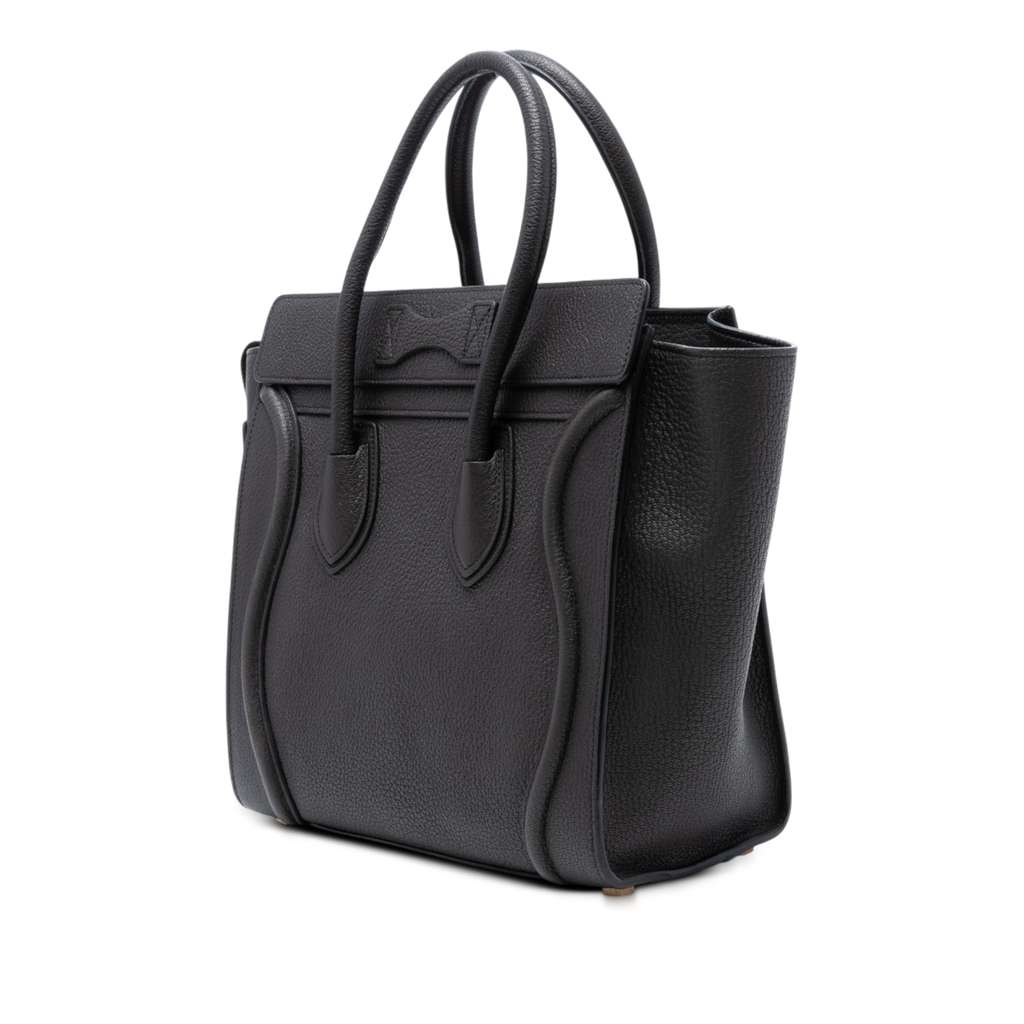 Celine Micro Leather Luggage Tote - 2