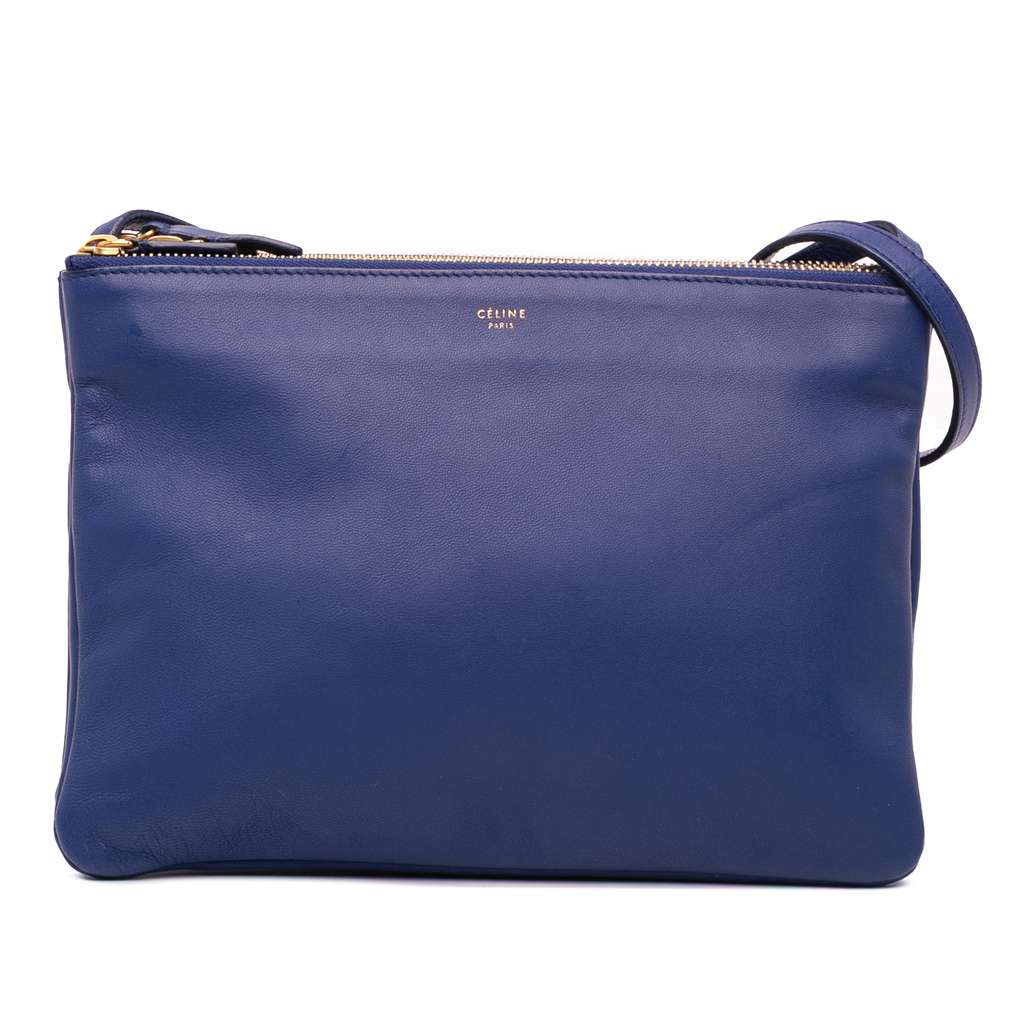 Celine Large Lambskin Trio Crossbody