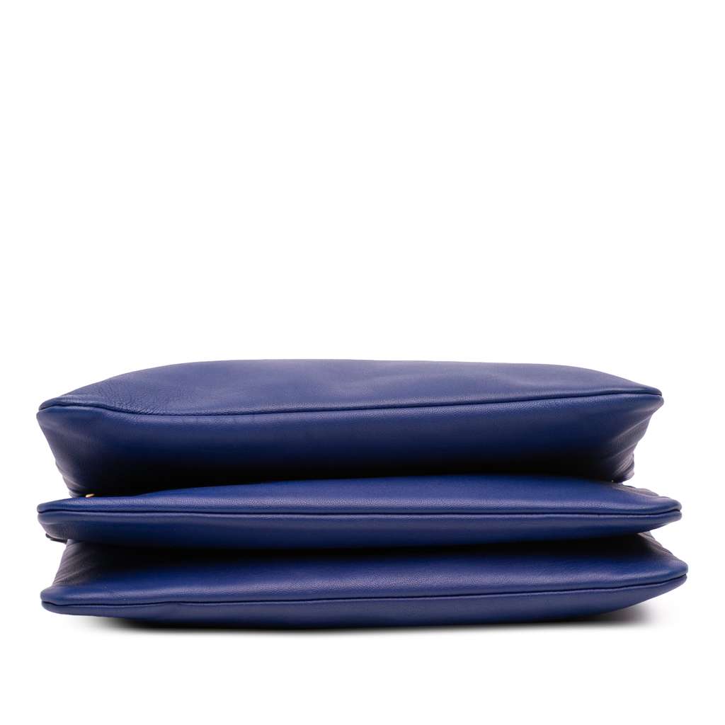 Celine Large Lambskin Trio Crossbody - 3