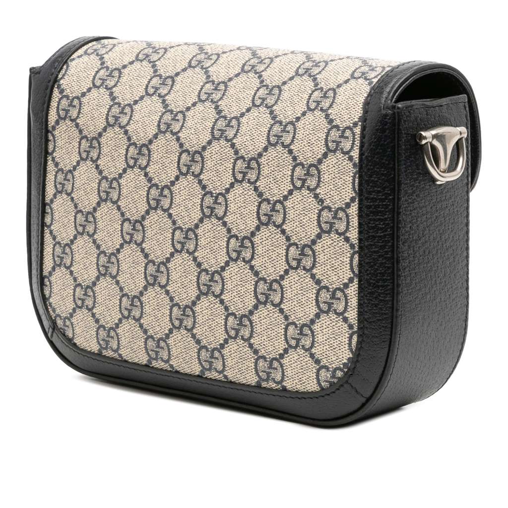 Gucci Small GG Supreme Horsebit 1955 Crossbody - 2