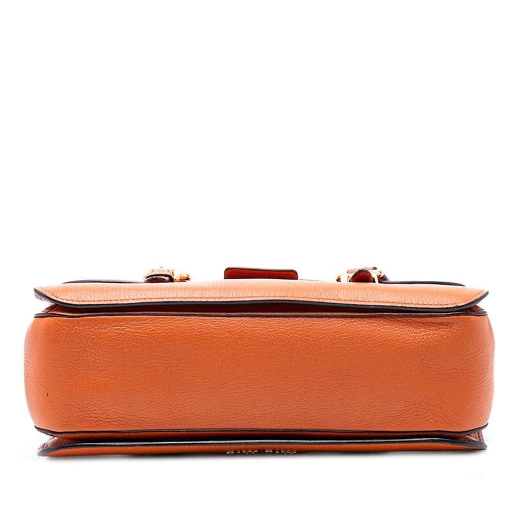 Miu Miu Goatskin Madras Flap Satchel - 3