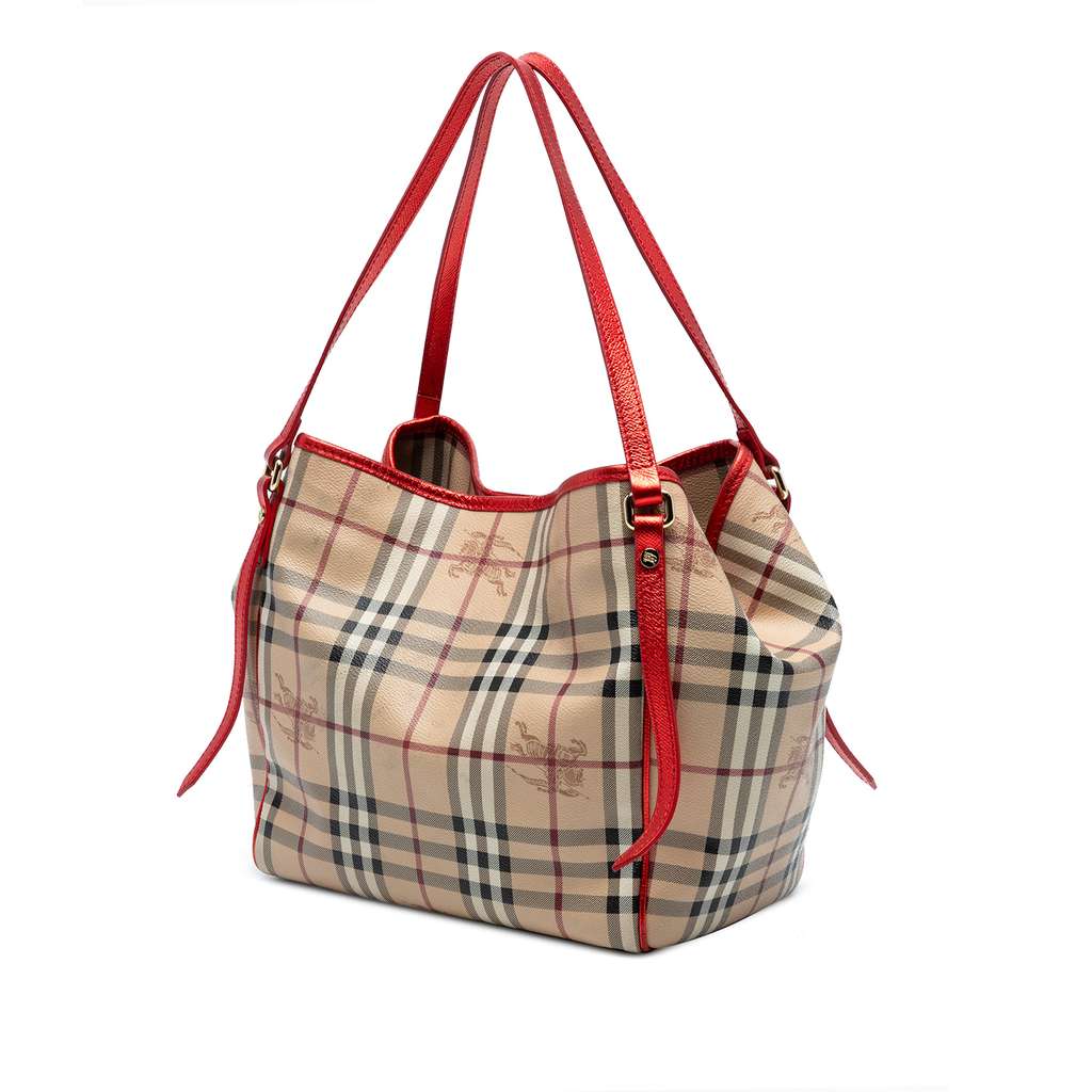 Burberry Small Haymarket Check Coated Canvas Canterbury Tote - 2