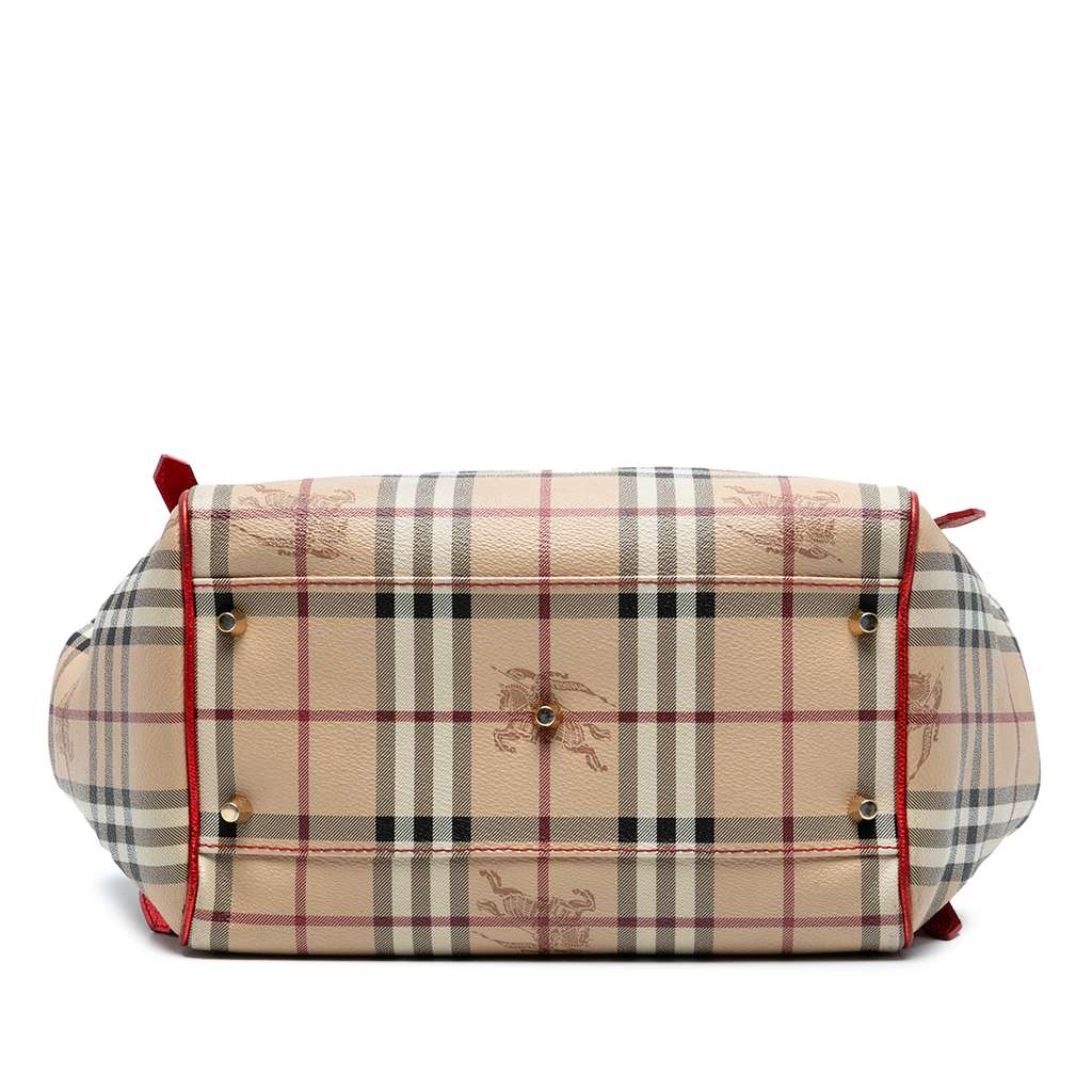 Burberry Small Haymarket Check Coated Canvas Canterbury Tote - 3