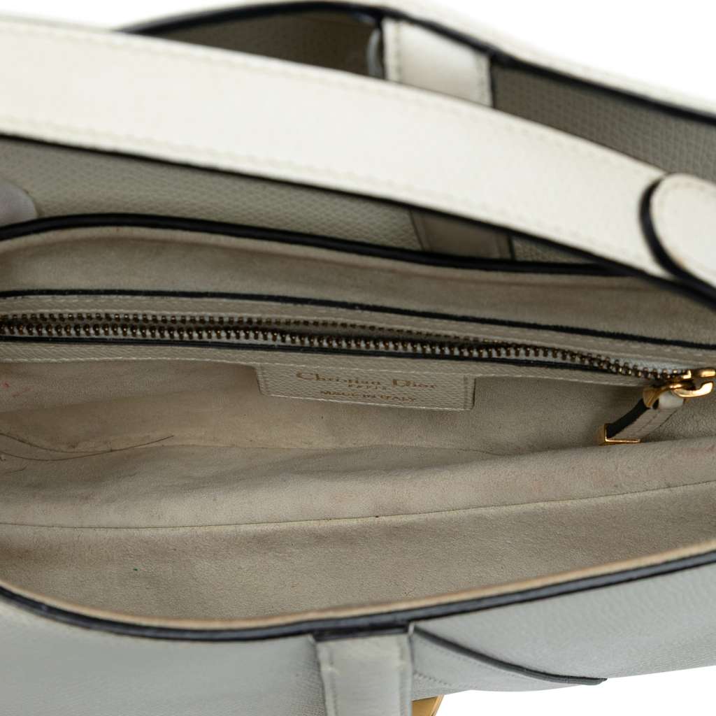 Dior Grained Calfskin Saddle Bag - 4