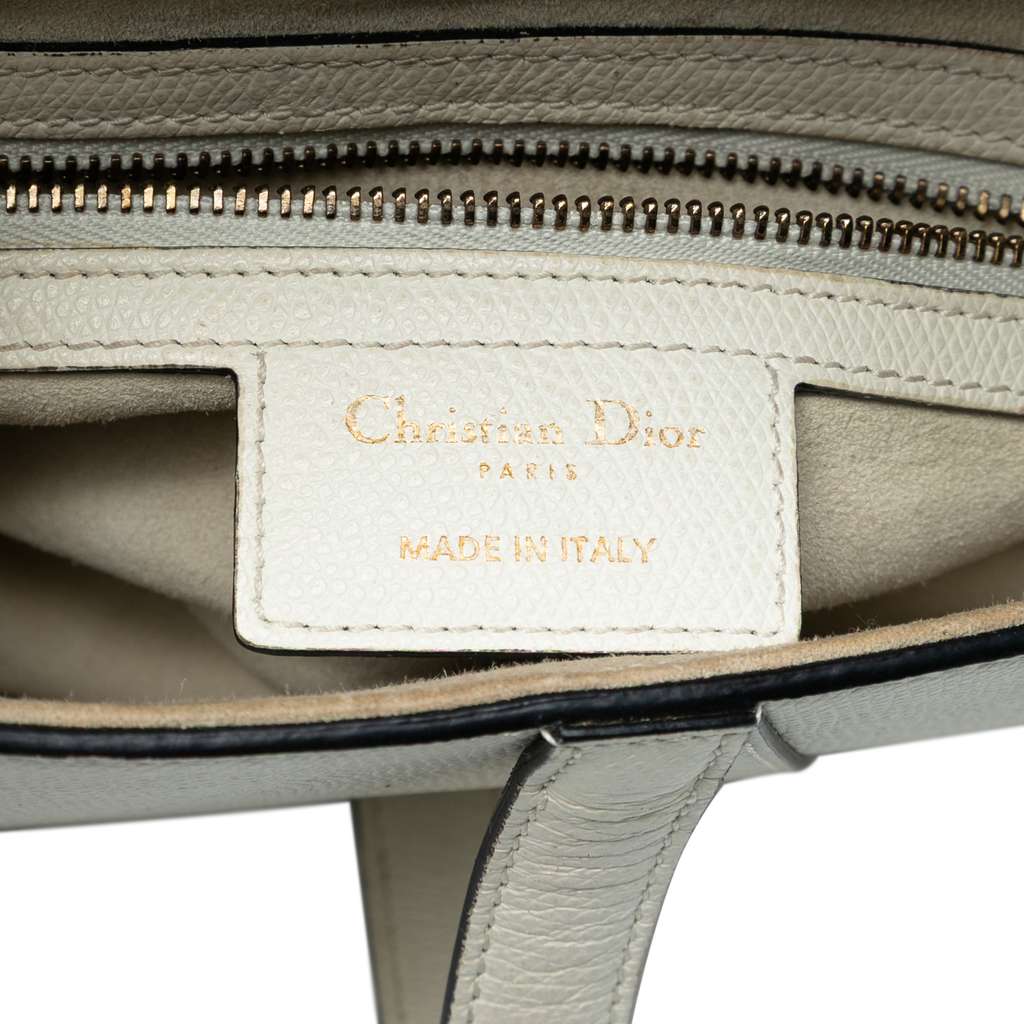 Dior Grained Calfskin Saddle Bag - 5