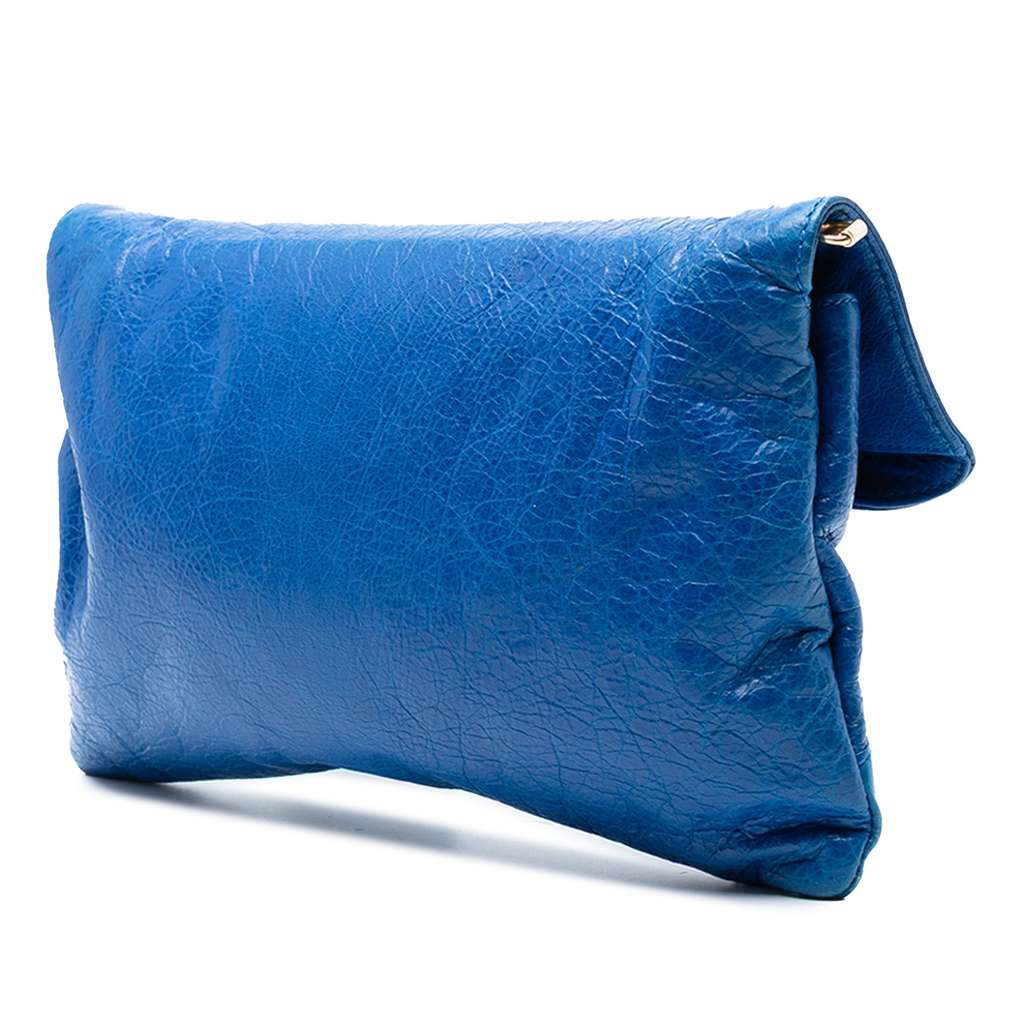 Balenciaga Lambskin Motocross Giant 12 Envelope Clutch With Strap - 2