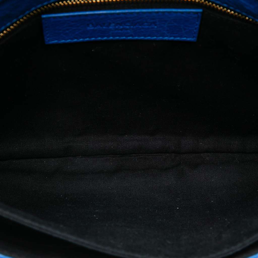 Balenciaga Lambskin Motocross Giant 12 Envelope Clutch With Strap - 4