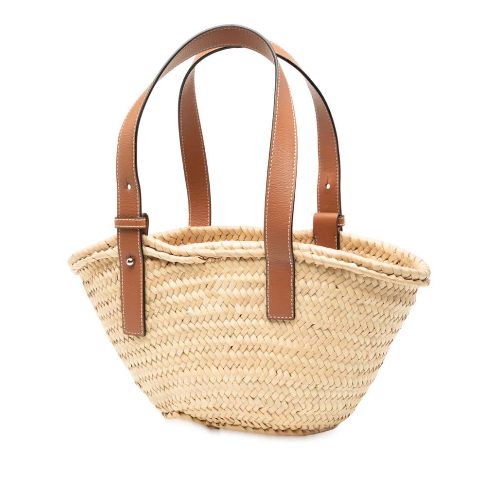 Loewe Small Raffia Basket Tote - 2