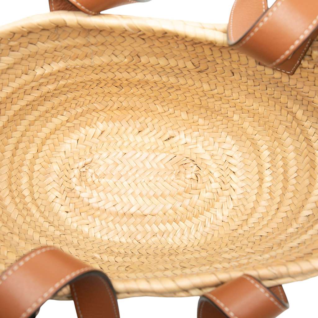 Loewe Small Raffia Basket Tote - 4