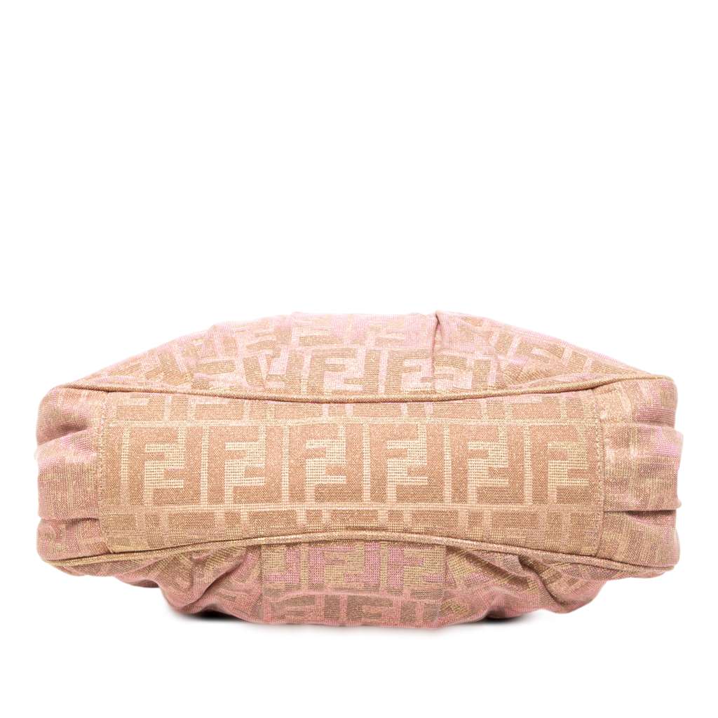 Fendi Small Zucca Metallic Lurex Mia Chain Tote - 3