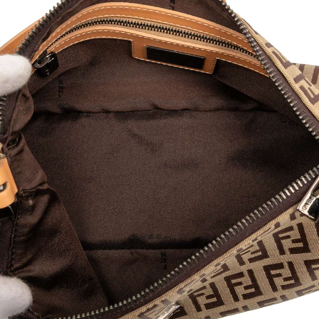 Fendi Zucchino Canvas Shoulder Bag - 4