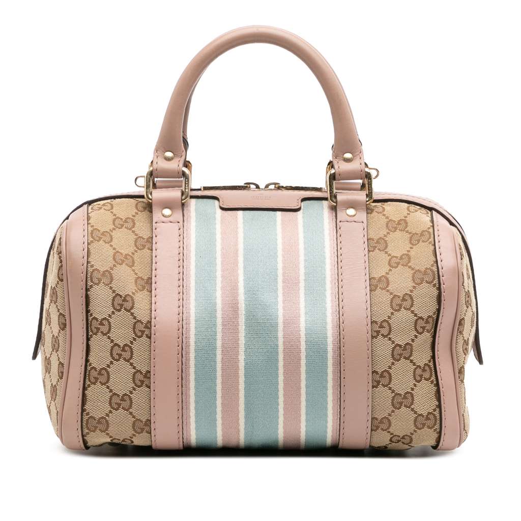 Gucci Small GG Canvas Web Joy Boston Bag