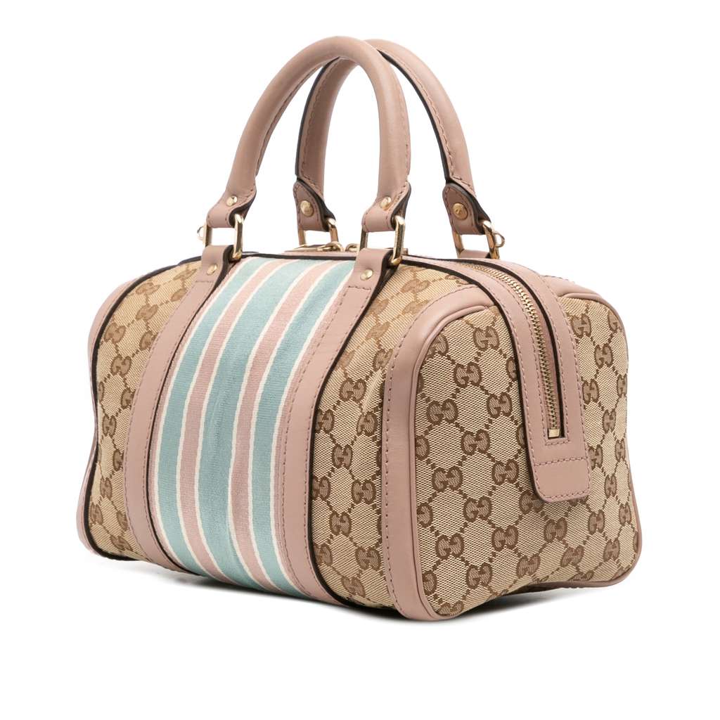 Gucci Small GG Canvas Web Joy Boston Bag - 2