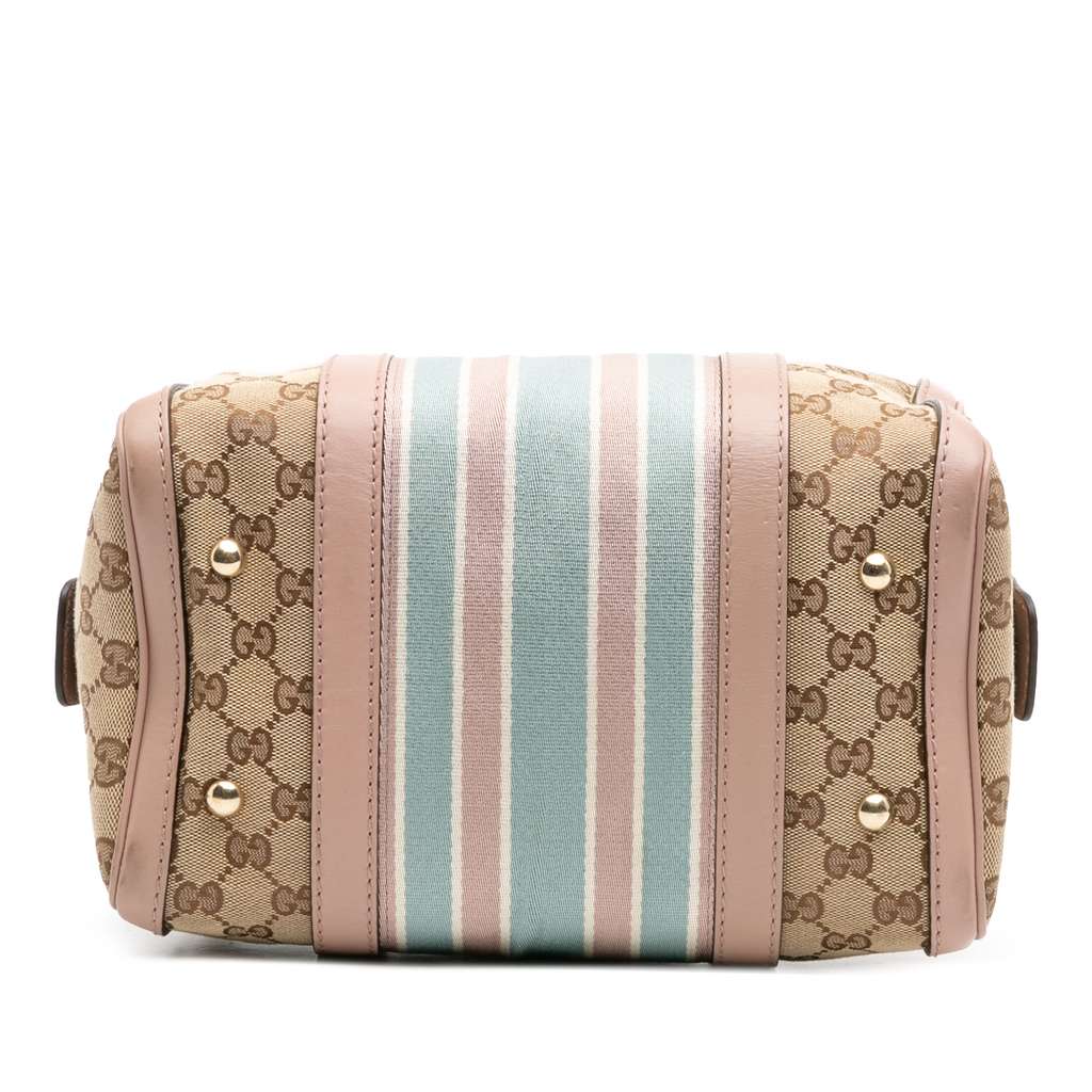 Gucci Small GG Canvas Web Joy Boston Bag - 3