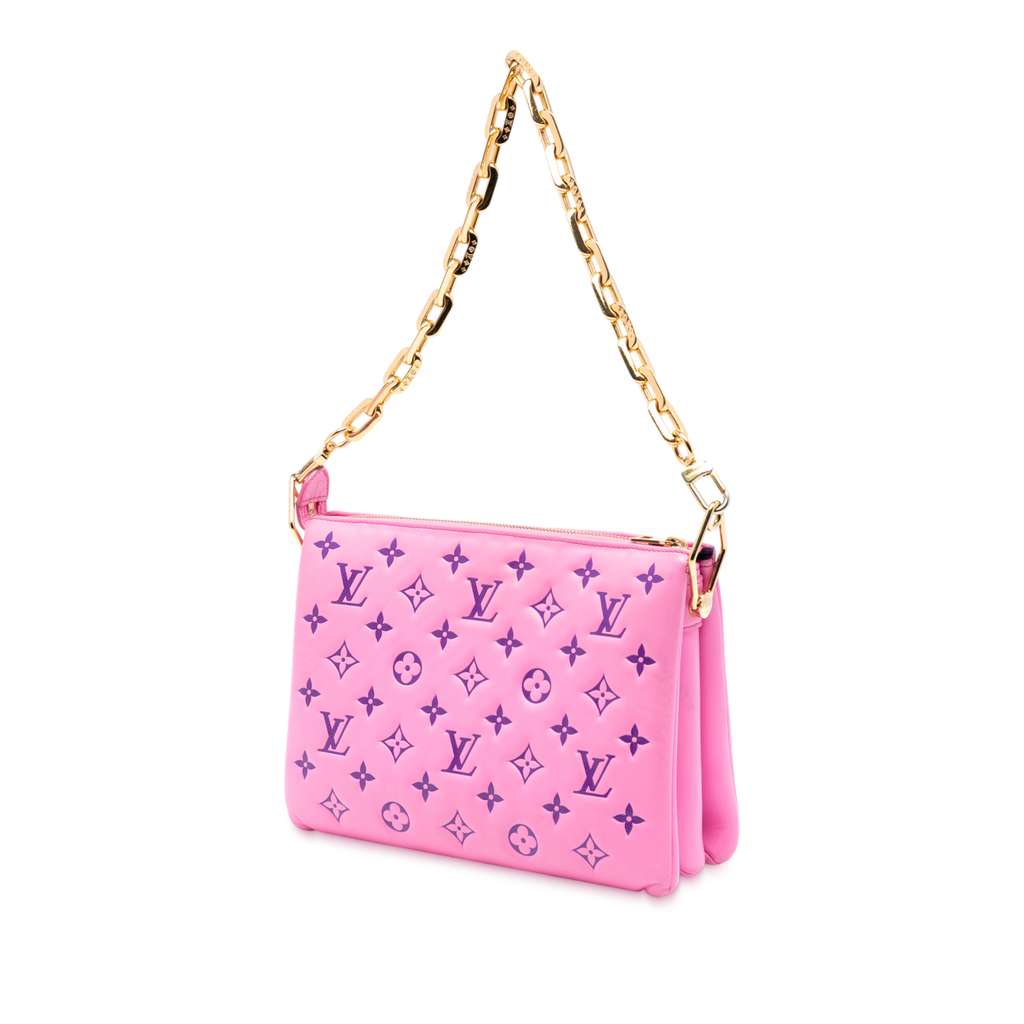 Louis Vuitton Bicolor Monogram Embossed Lambskin Coussin PM - 2