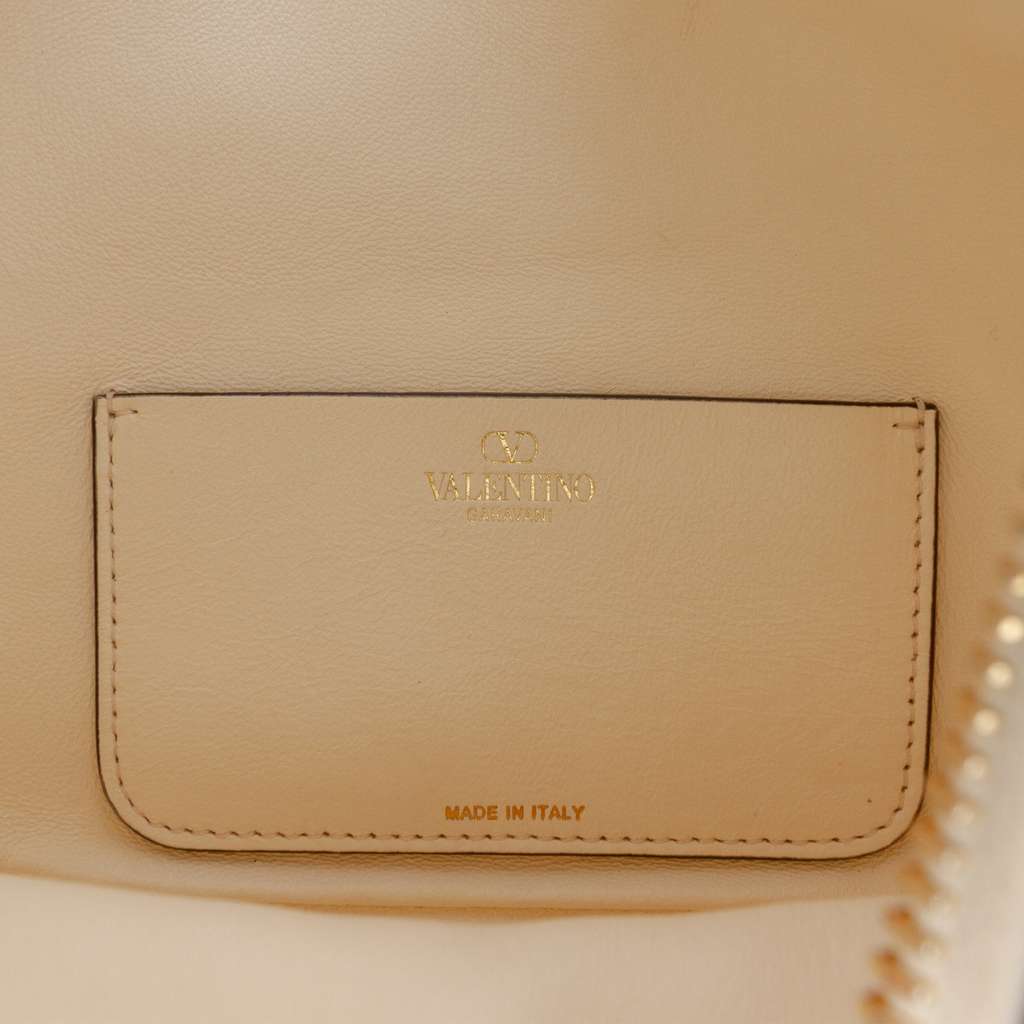 Valentino Small Grainy Calfskin VLogo Moon Hobo - 5