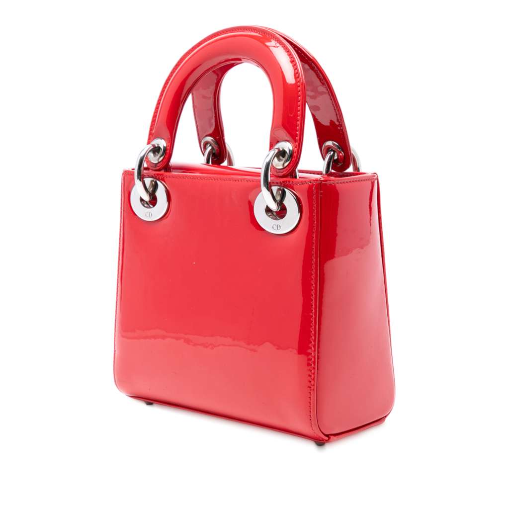 Dior Mini Patent Lady Dior - 2