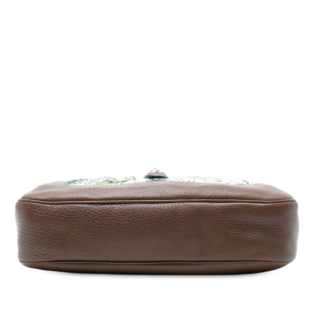 Gucci Flora Canvas Jackie O Bouvier Crossbody - 3