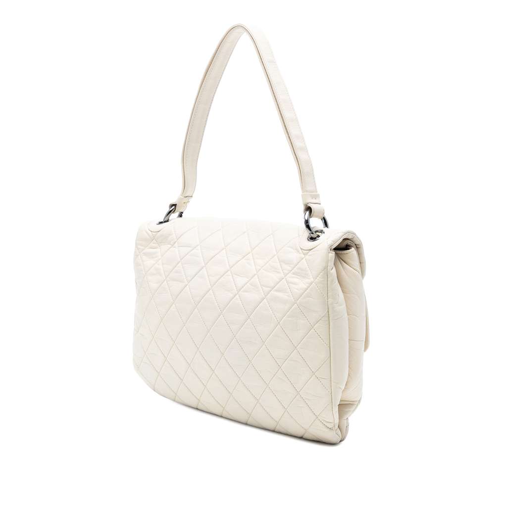 Chanel CC Quilted Lambskin Padded Envelope Double Flap - 2