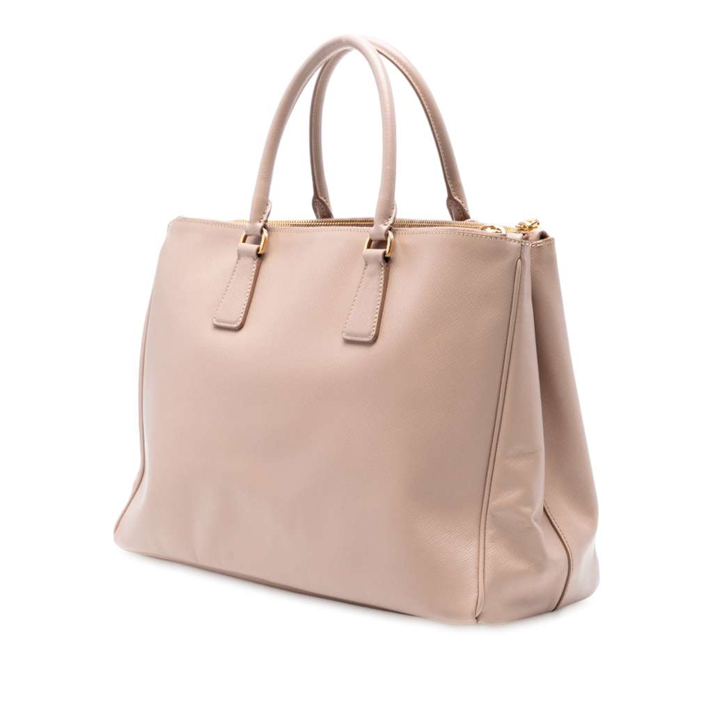 Prada Large Saffiano Lux Galleria Double Zip Tote - 2