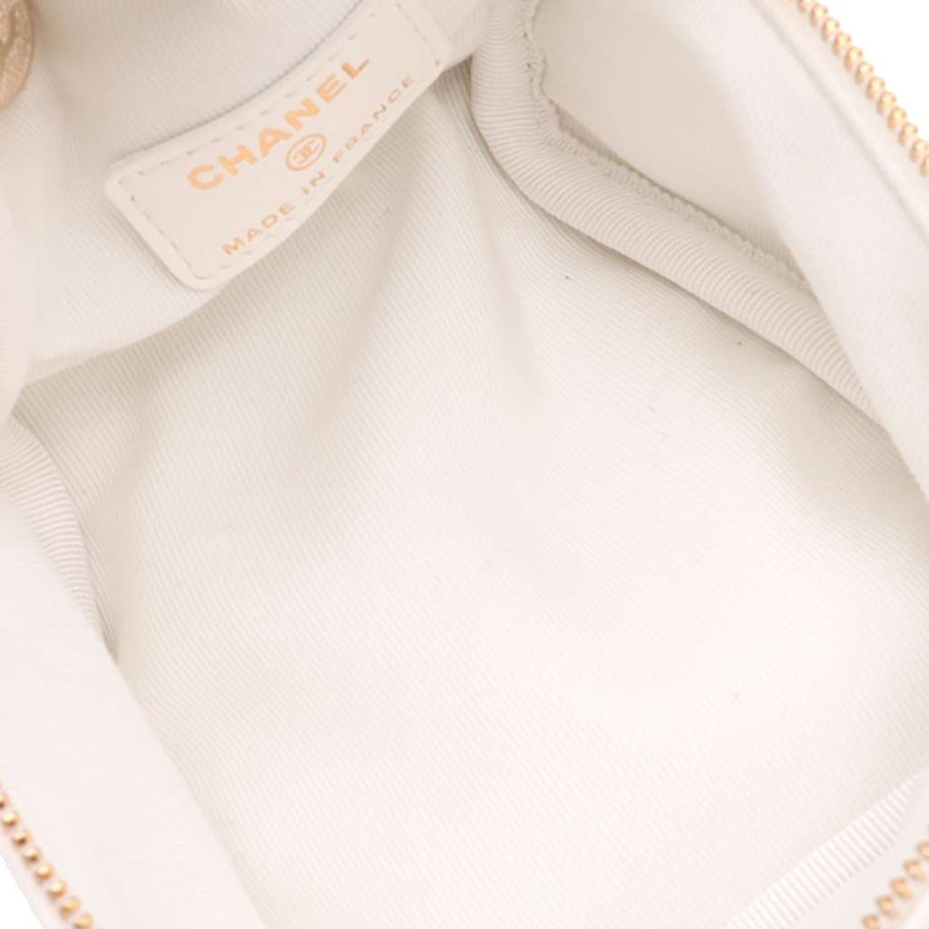 Chanel Quilted Lambskin Cube Chain Wristlet Case - 3