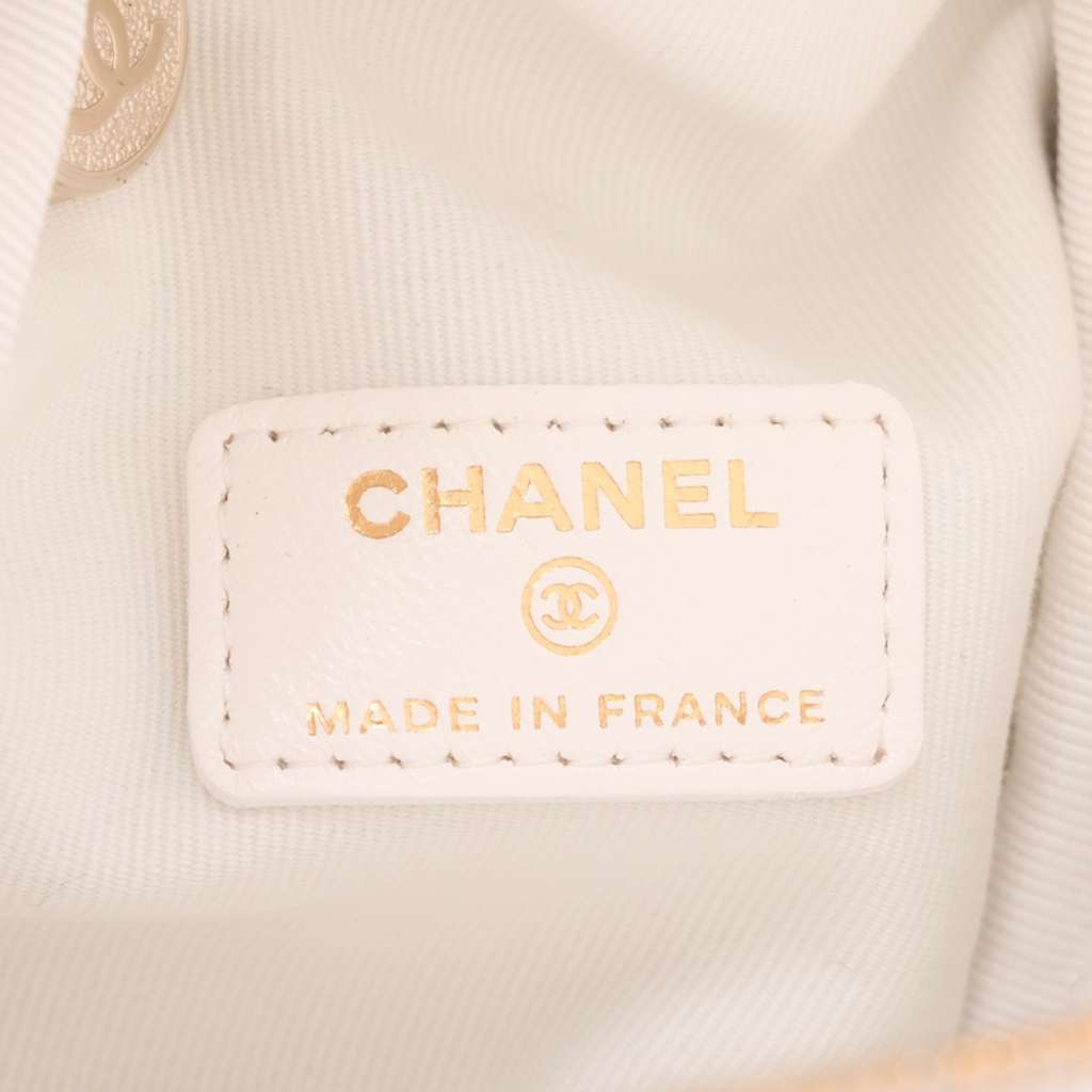 Chanel Quilted Lambskin Cube Chain Wristlet Case - 4