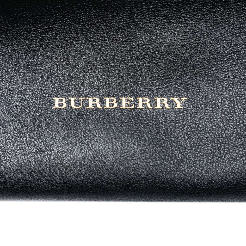 Burberry Medium Leather and House Check Banner Satchel - 5