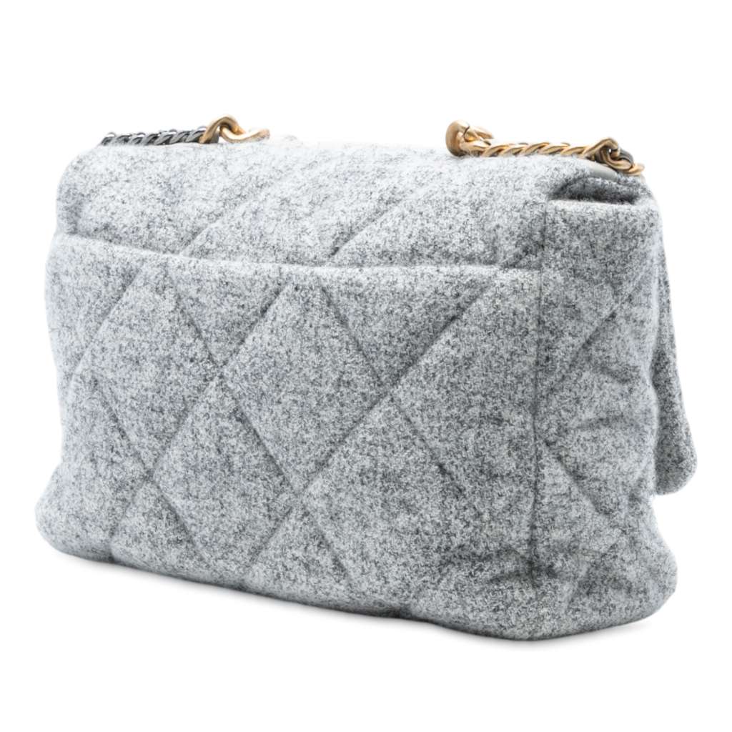 Chanel Large Tweed 19 Flap - 2