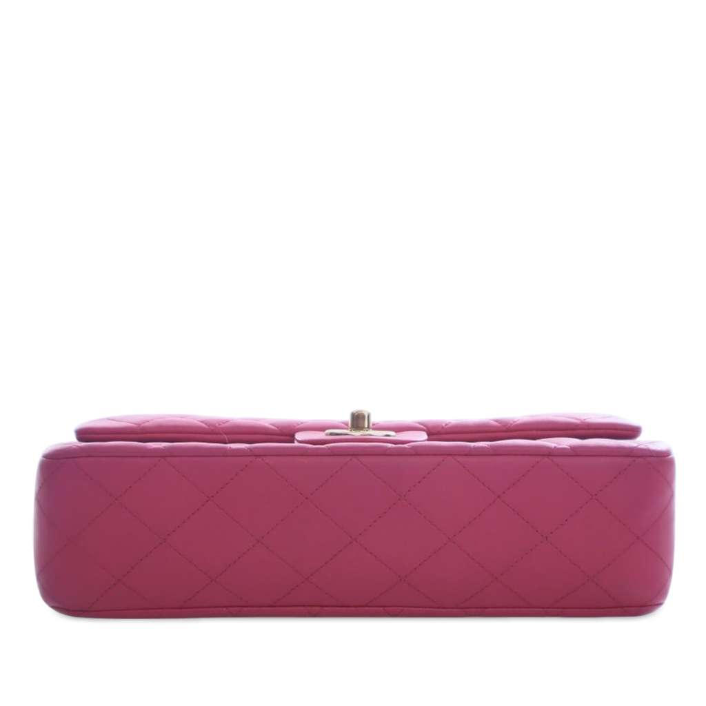 Chanel Medium Classic Lambskin Double Flap - 4