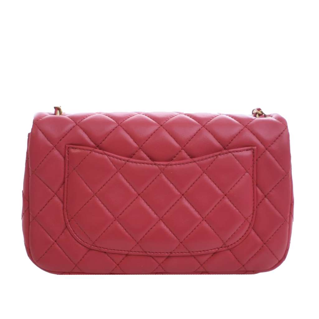 Chanel Mini Rectangular Classic Lambskin Pearl Crush Single Flap - 4