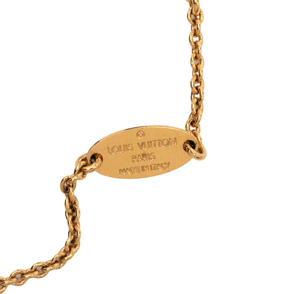 Louis Vuitton Gold Plated Essential V Bracelet - 4