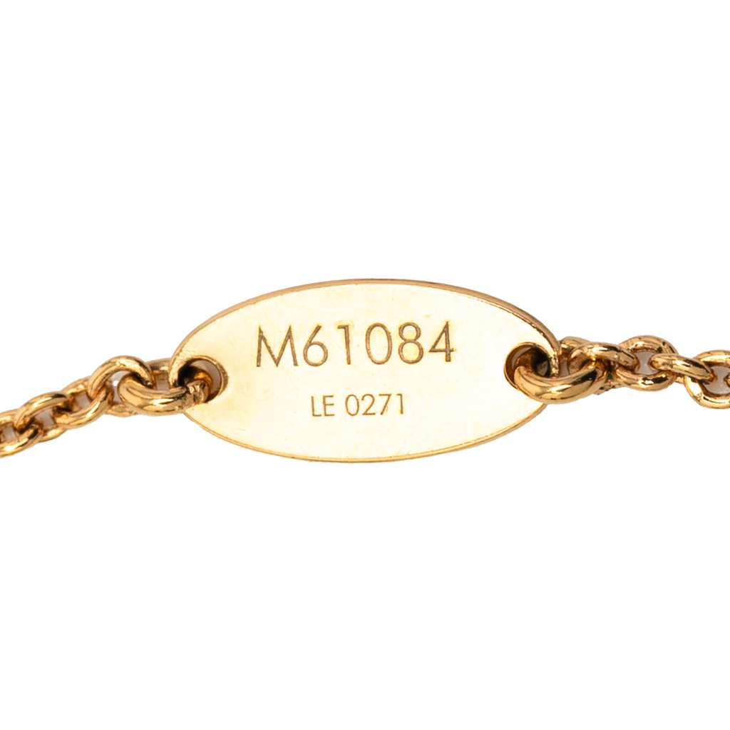 Louis Vuitton Gold Plated Essential V Bracelet - 5