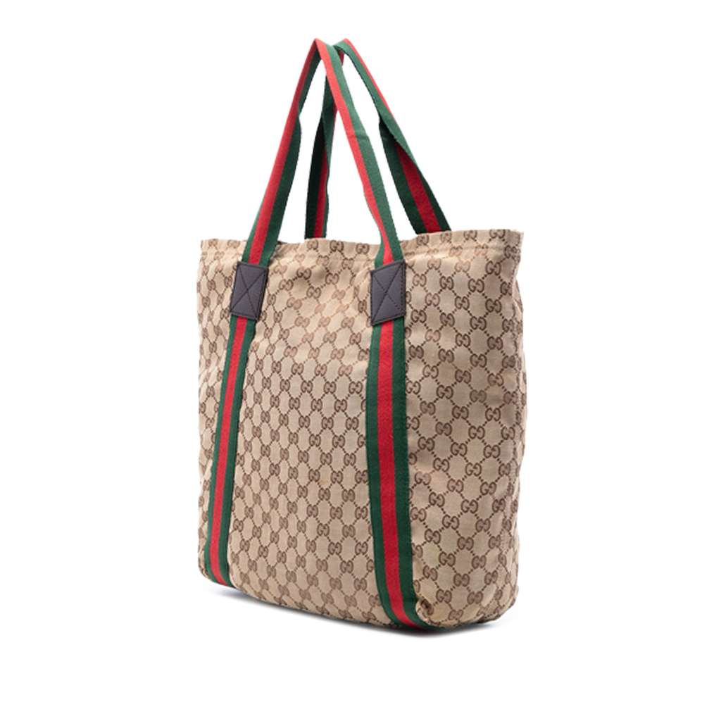 Gucci GG Canvas Web Tote - 2