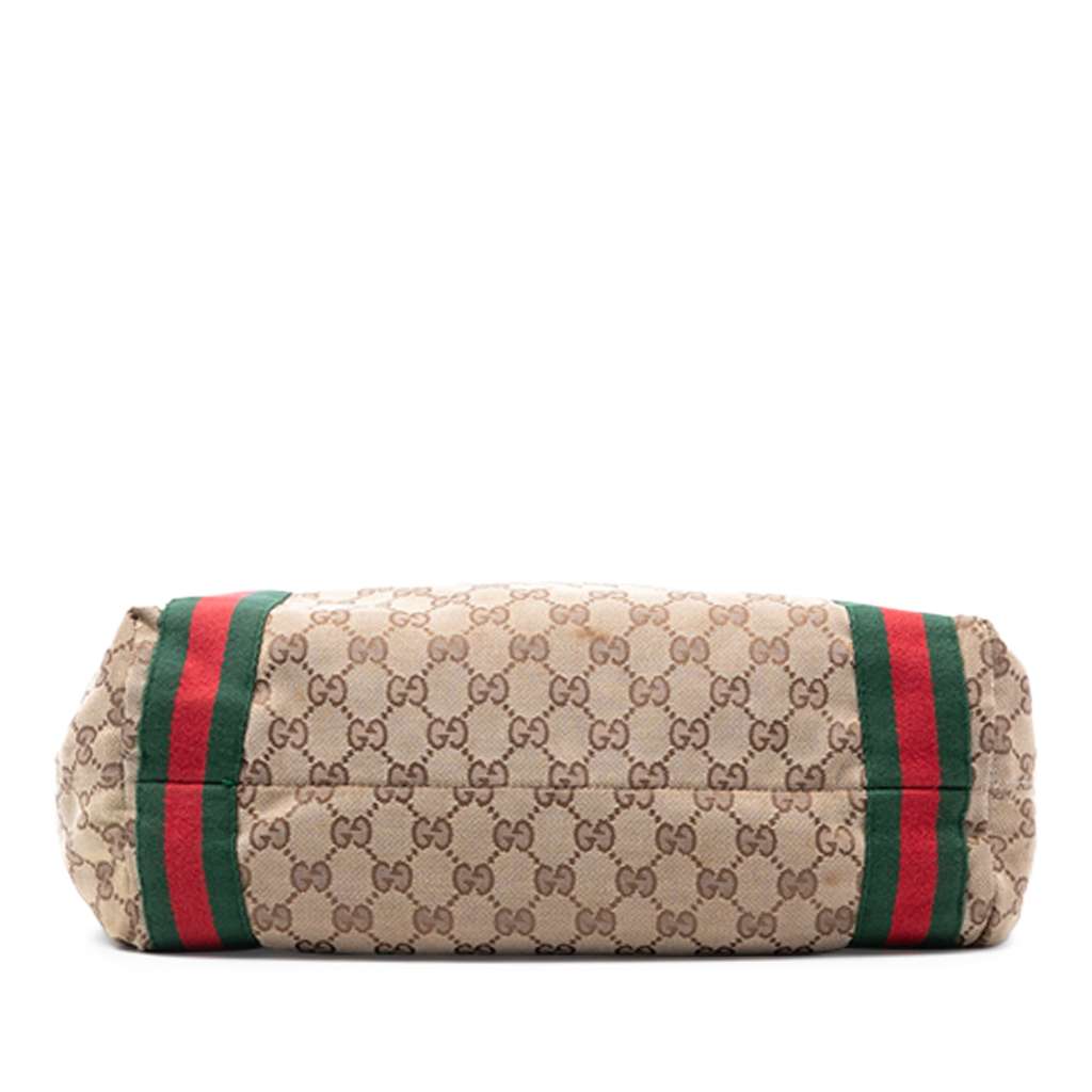 Gucci GG Canvas Web Tote - 3