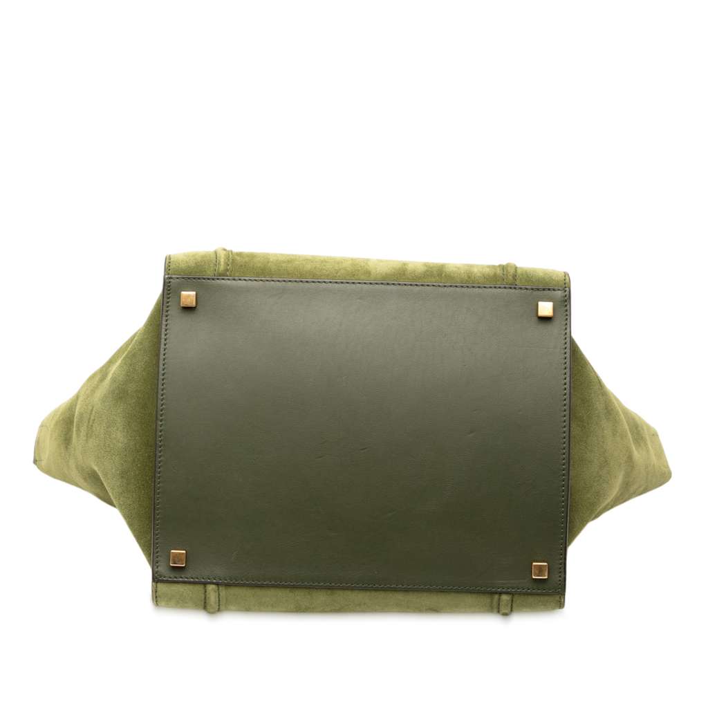 Celine Medium Suede Phantom Luggage Tote - 3