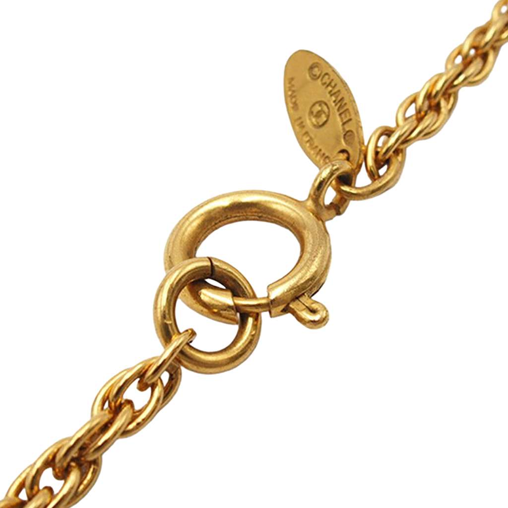 Chanel Gold Plated 31 Rue Cambon Medallion Pendant Necklace - 5